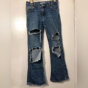 Girl size 10 flared jeans